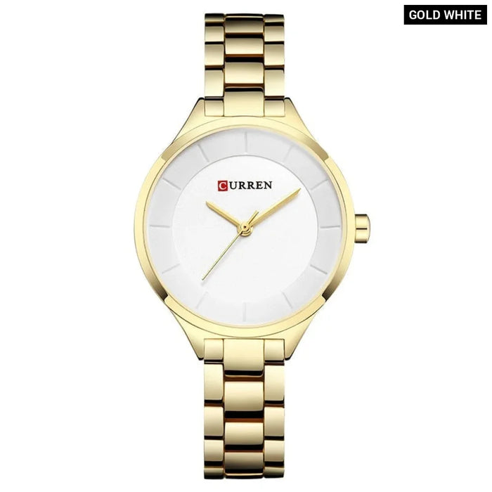 Stainless Steel Quartz Female Fashion Wrist Watch