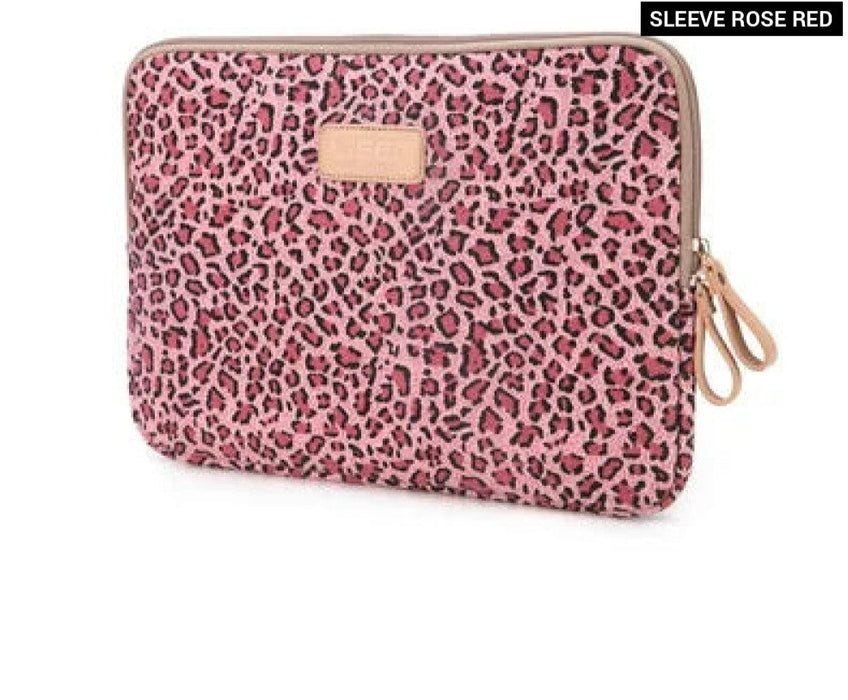 For Macbook Air Pro Womens 12,13.3,14,15.6 Inch Leopard