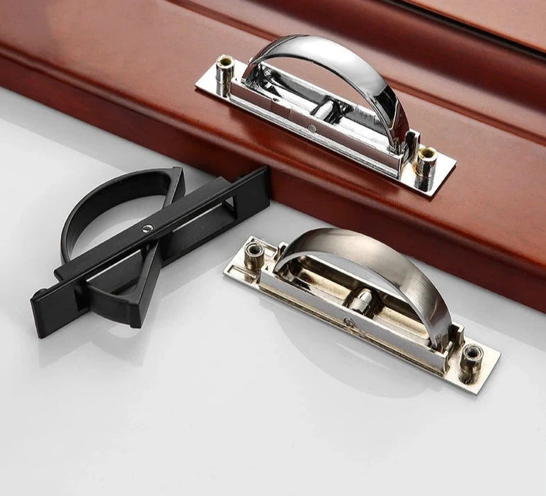 Zinc Alloy Hidden Door Handle For Furniture