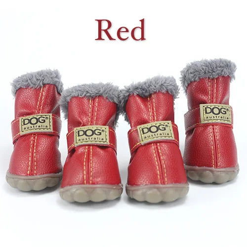 4 Piece Anit Slip Winter Dog Boots