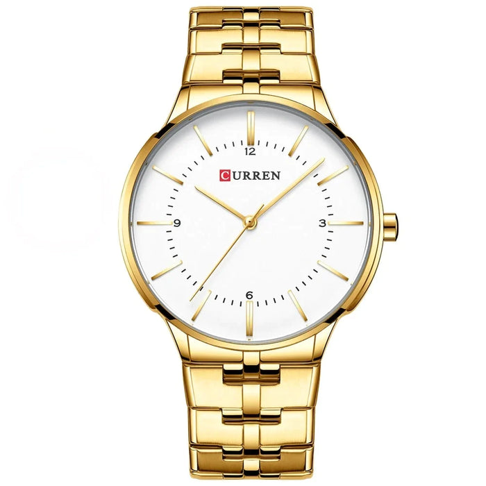 Business Quartz Gold Wristwatch For Men