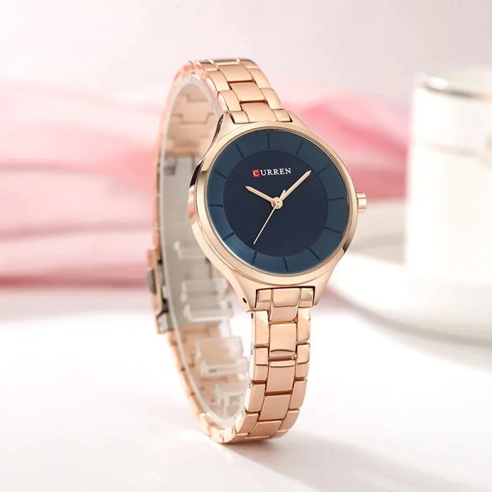 Stainless Steel Quartz Female Fashion Wrist Watch