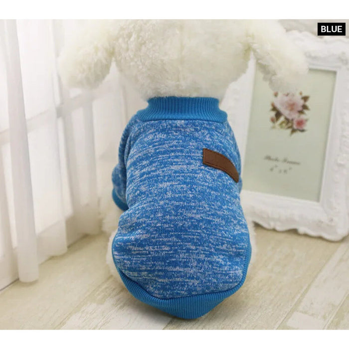 Pet Knit Coat For Small To Medium Dogs