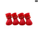 4 Piece Waterproof Non Slip Dog Rain Shoes