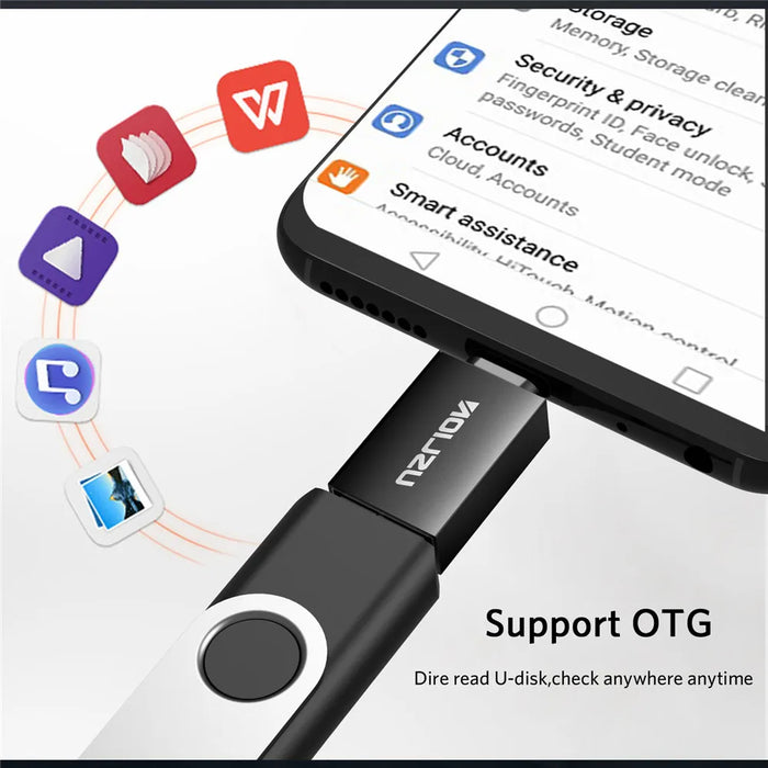 Usb C To Usb Otg Adapter For Macbook Samsung Xiaomi