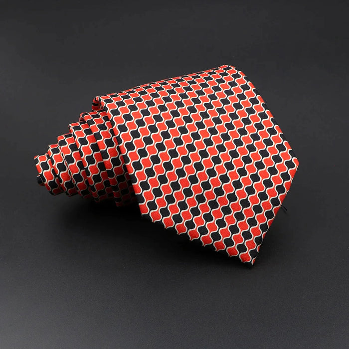 Floral Plaid Paisley Stripped Tie 9Cm Mens Fashion Necktie