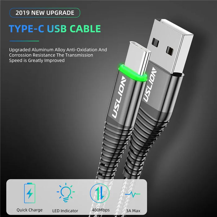 3A Usb C Fast Charge Cable