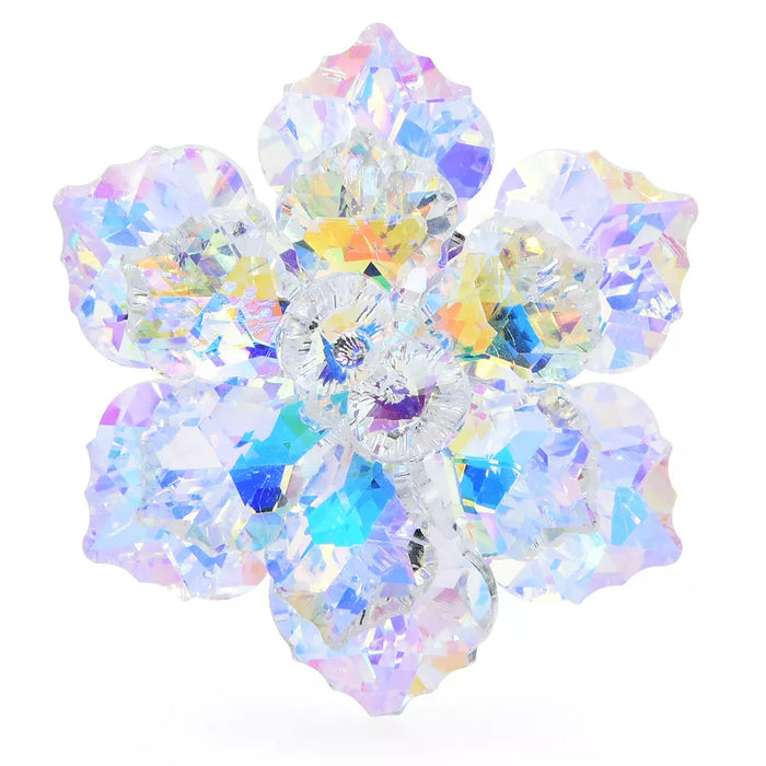 Glass Flower Brooch 14 Colours