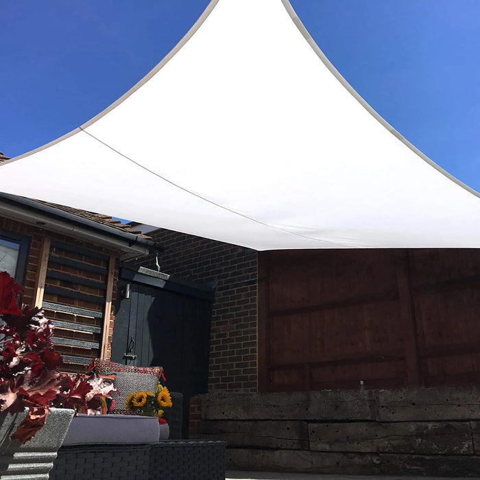 Waterproof Sun Shade Sail Square Rectangle Triangle Garden Terrace Awnings Swim Shade Yard Canopy