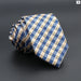 Classic Plaid Neck Tie Jacquard Woven Polyester Wedding