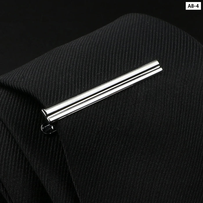 Stainless Steel Tie Clip Elegant Wedding Accessory