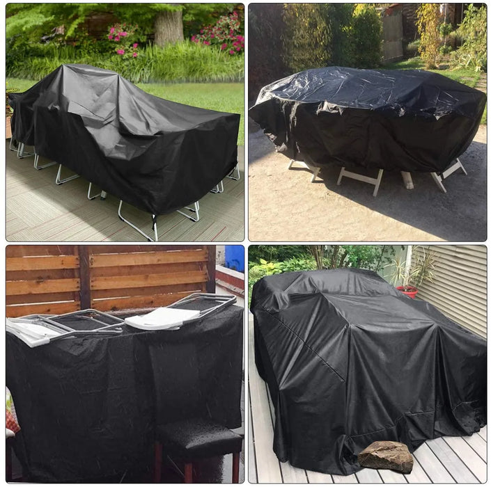 190T 210D Patio Waterproof Cover Outdoor Garden Furniture Covers Rain Snow Chair covers for Sofa Dust Proof Cover