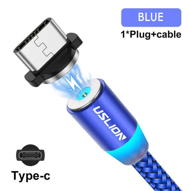 Led Magnetic Usb Cable For Iphone Android