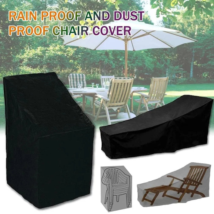 6 Size Black Outdoor Waterproof Cover Garden Furniture Rain