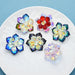 Glass Flower Brooch 14 Colours