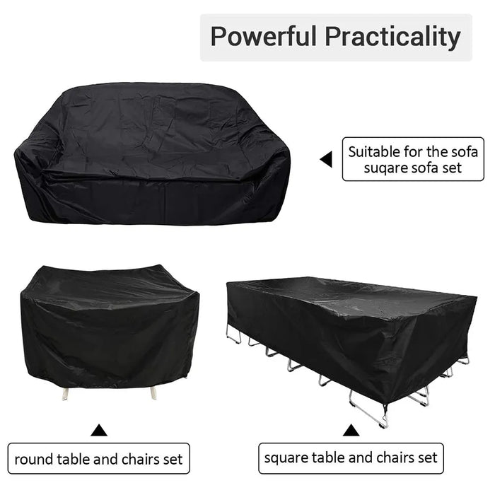 Waterproof Outdoor Patio Garden Furniture Covers Rain Snow Chair Cover for Sofa Table Chair Dust Proof