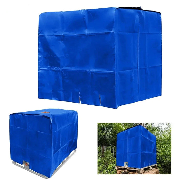 Black rainwater tank  waterproof and dustproof cover 1000 liters IBC container aluminum foil Oxford cloth UV protection cover