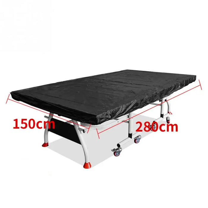 Table tennis table cover table cover waterproof dustproof anti-ultraviolet black convenient sports outdoor indoor