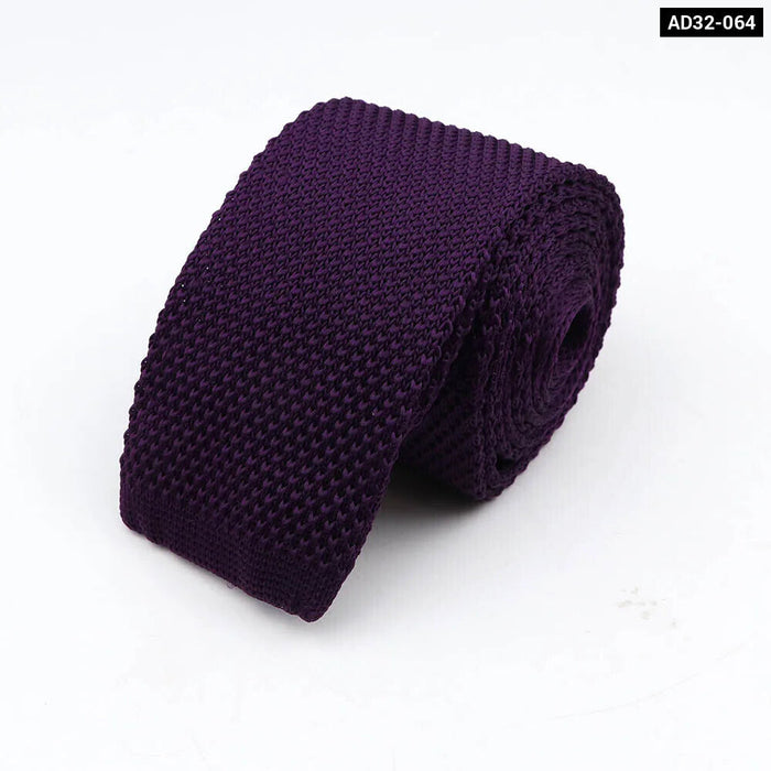 Colourful Knit Tie For Men Weddings Business And Parties