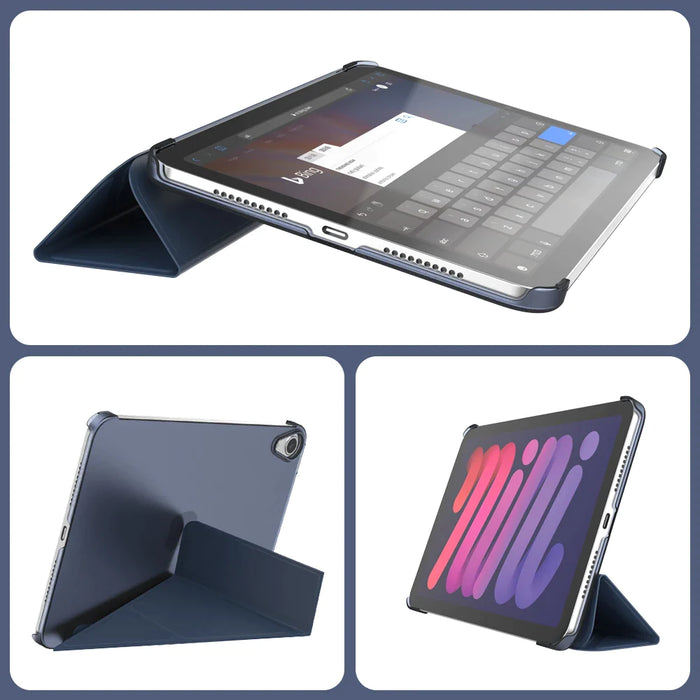 Slim Pu Leather Case For Ipad Mini 6 8.3 Inch Hard Pc Back Cover For Ipad Mini 5 4 3 2 1 7.9