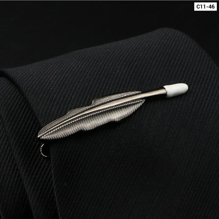 Classy Mens Tie Clip Metal Shark Scissors Anchor Wedding Jewelry