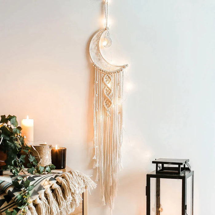 Boho Macrame Dream Catcher For Home Decor