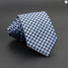 Classic Plaid Neck Tie Jacquard Woven Polyester Wedding