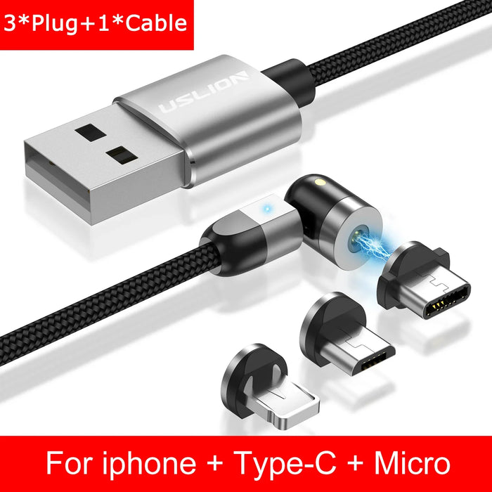 Fast Charging Magnetic Cable For Iphone Xiaomi