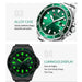 Fashion Business Mens Wristwatches Green Clock Male Quartz