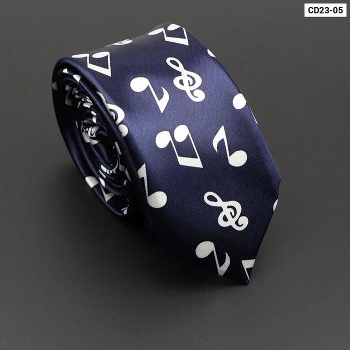 Musical Notes Tie Elegant And Trendy Gift For Music Lovers