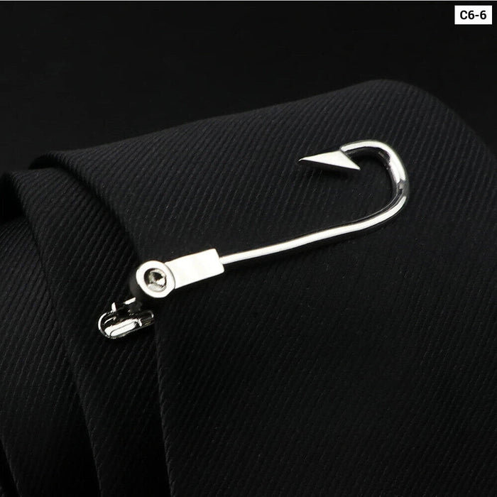 Mens Tie Clips 28 Designs Car Saxophone Glasses Feather Shape Wholesale Retail Arrow Clip