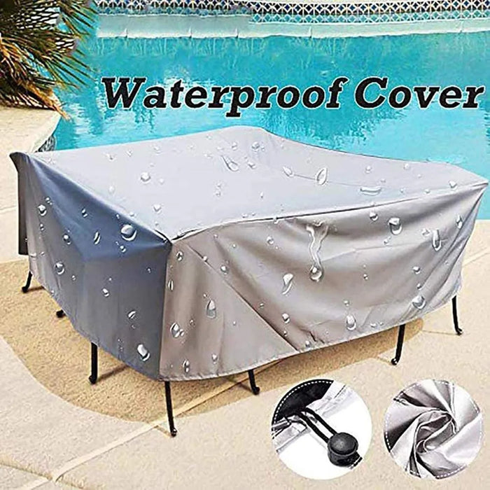 outdoor patio garden Waterproof cover furniture cover rain and snow chair cover sofa table and chair dust cover multi size