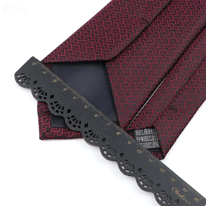 Classic Dots Neck Ties Red Blue 8Cm For Mens Business And Wedding Attire