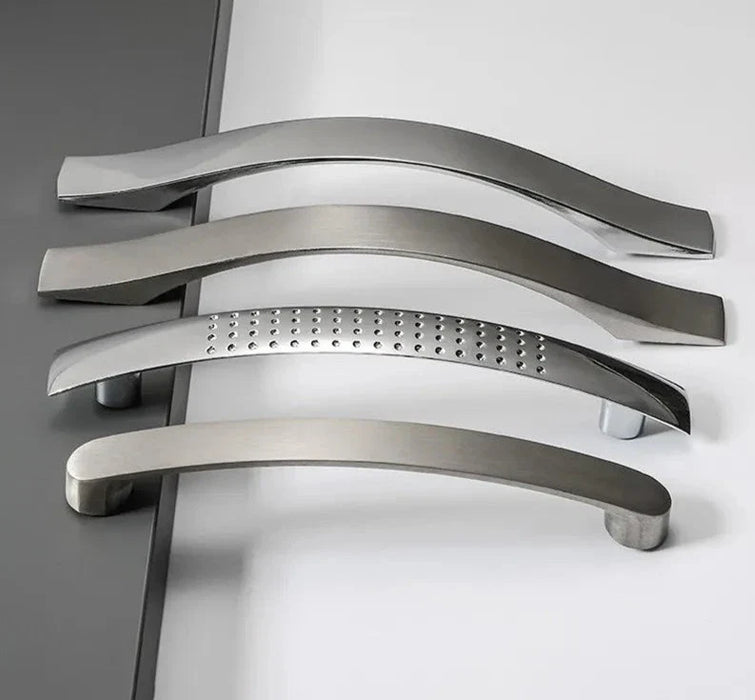 Modern Silver Cabinet Handles For Kitchen And Wardrobe