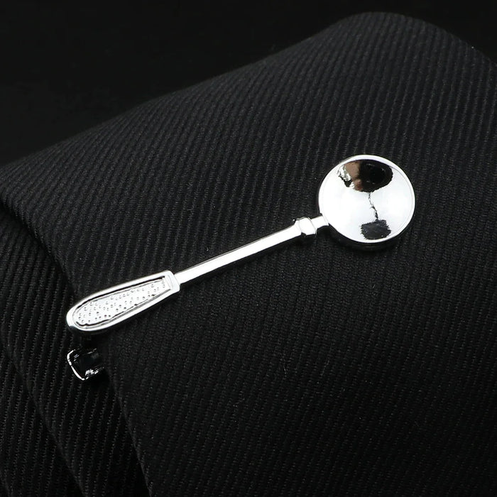 Stainless Tie Clip Set Mens Gift