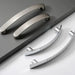 Modern Silver Cabinet Handles For Kitchen And Wardrobe