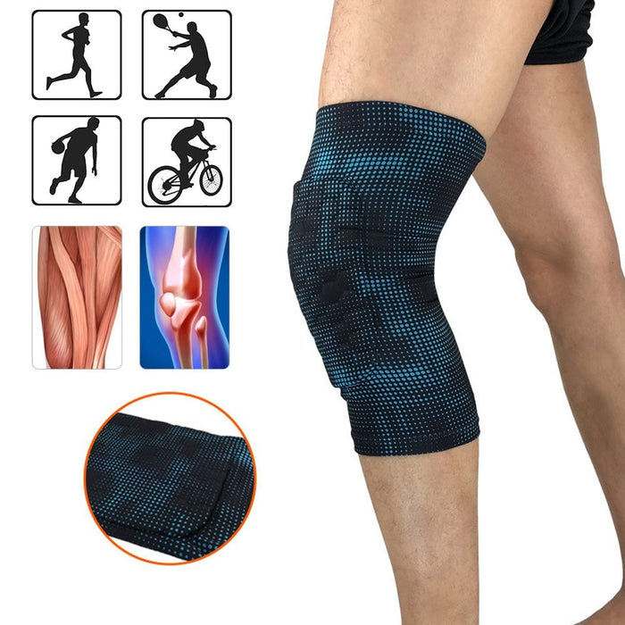 1Piece Honeycomb Knee Support Brace Leg Compression Sleeve with Protective EVA Sponge