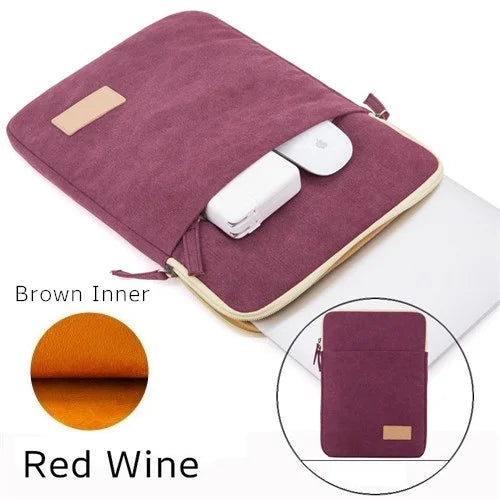 For Macbook Air Pro M1 Mens 12,13.3,14,15.4,15.6 Inch Shockproof Sleeve Case Laptop Bag