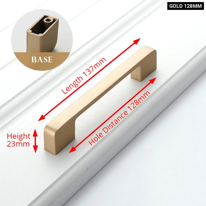 Modern Gold/silver Cabinet Handles Fashionable Kitchen