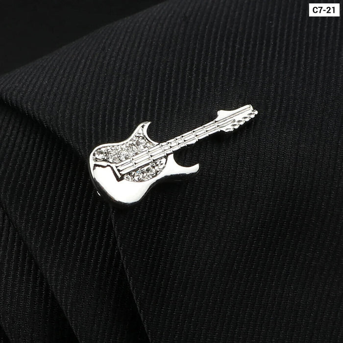 Mens Tie Clips 28 Designs Car Saxophone Glasses Feather Shape Wholesale Retail Arrow Clip