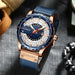 Casual Fashion Leather Chic Luminous Hands Quartz Men’s