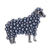 2 Colour Pearl Sheep Brooch Fun Animal Party Pin