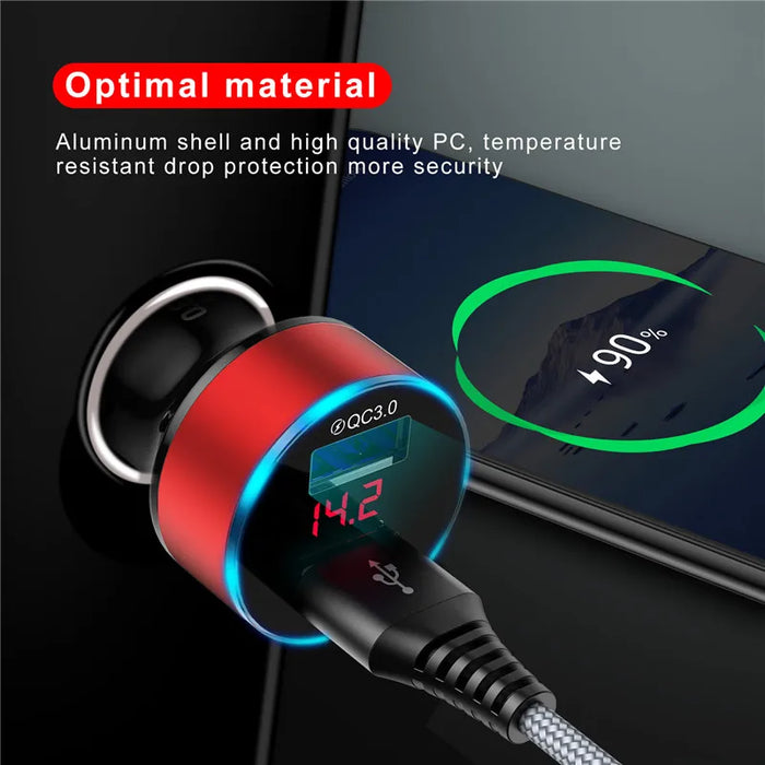 Universal Dual Usb Car Charger For Iphone Samsung