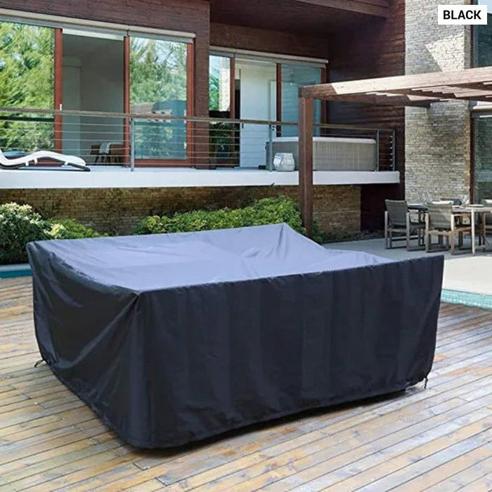 190T Waterproof Rain Snow Dust Wind-Proof Anti-UV Oxford Fabric Garden Lawn Patio Furniture Covers