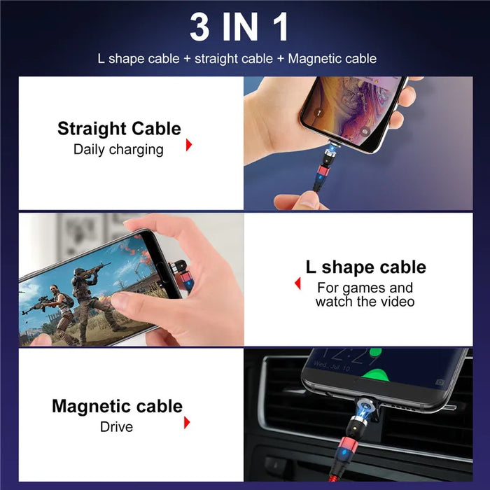 Fast Charging Magnetic Usb Type C Cable