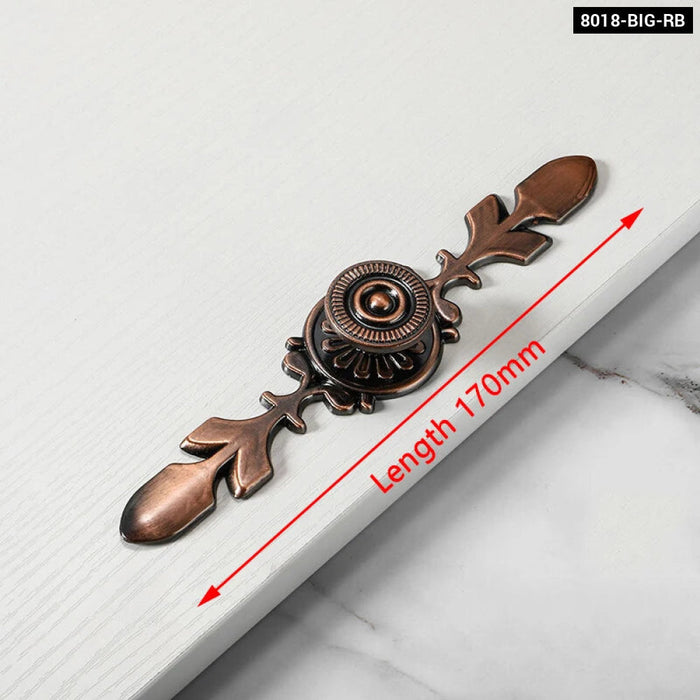 Zinc Alloy Bronze Cabinet Wardrobe Drawer Door Handles/knobs