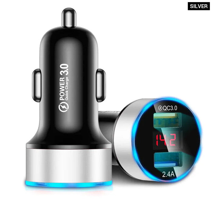 Universal Dual Usb Car Charger For Iphone Samsung