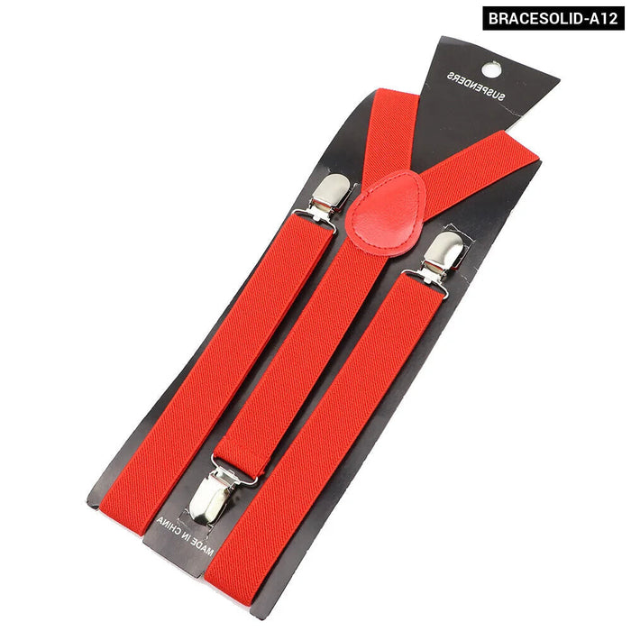 Adjustable Unisex Suspenders For Weddings