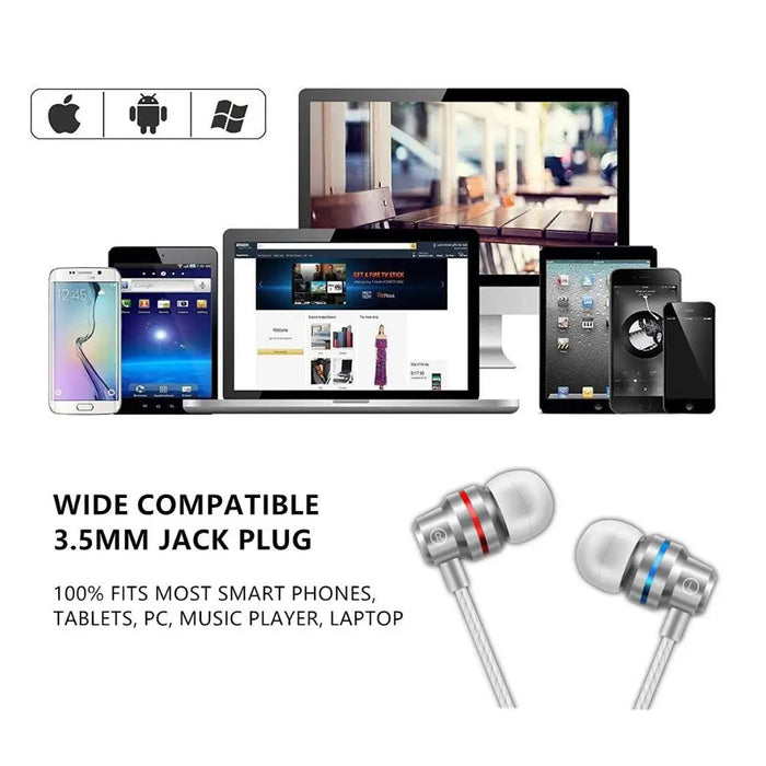 Zte Blade V7 Lite V9 Vita V8 A520 A512 A3 Z Max Z982 A6 Earphones