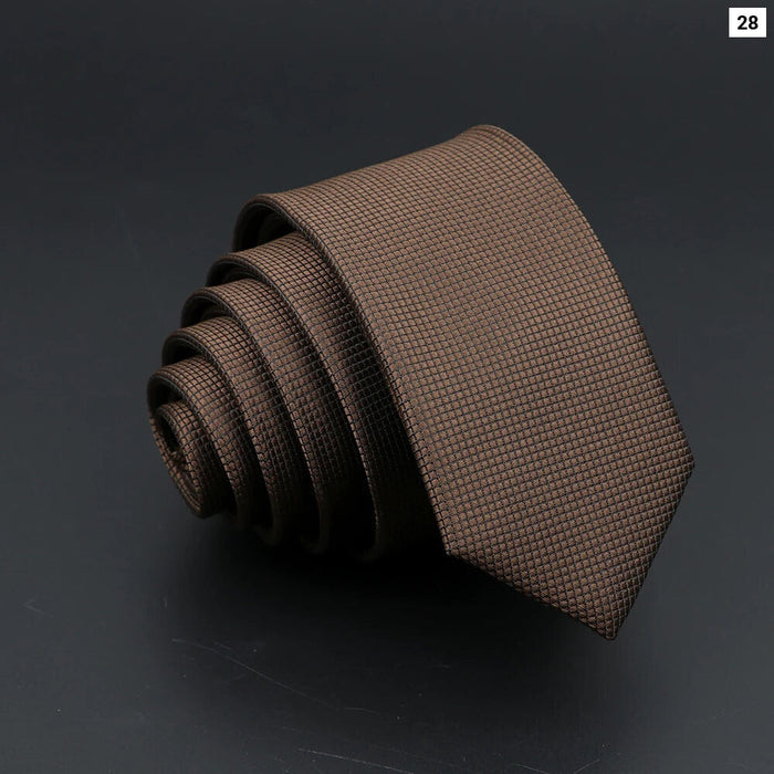 Classic Striped Neck Tie Business And Wedding Accessory